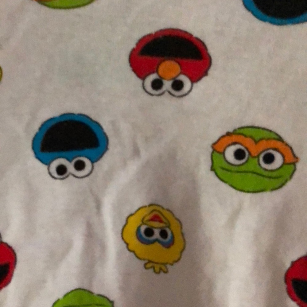 Big bird Elmo  Grouch cookie monster shirt